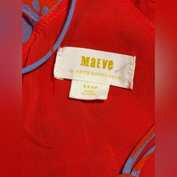 MAEVE BY ANTHROPOLOGIE FLOWY TOP | Size XXSP - Picture 7 of 8
